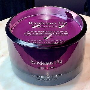 MODERN ALCHEMY BORDEAUX FIG CANDLE 3 WICK 13.4oz  BOUGIE PARFUMERE NEW